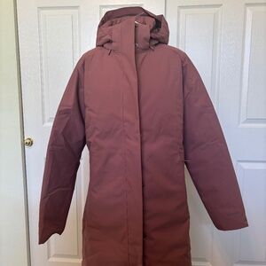 NWT Patagonia Tres 3-in-1 Parka Coat Down Waterproof Mauve Color Size XL